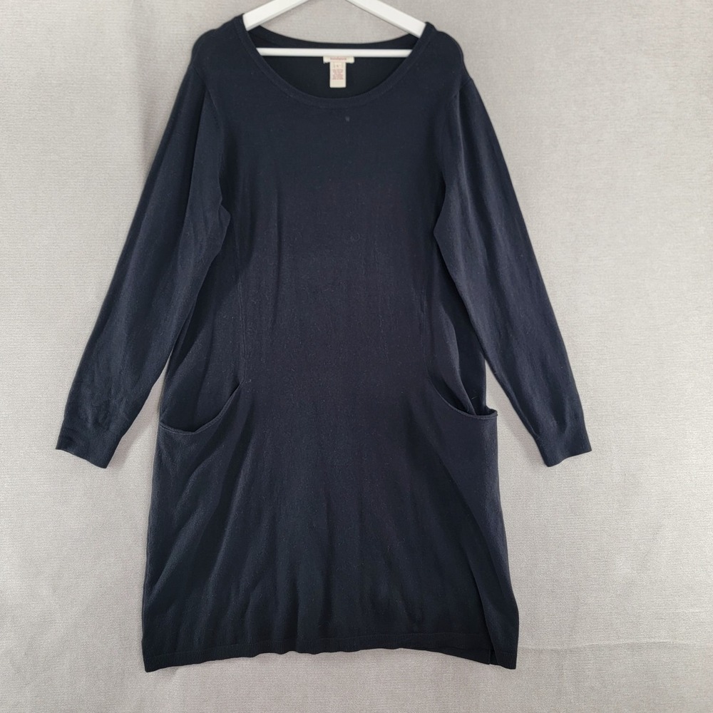 Sundance Womens Dress Silk Blend Sweater Lagenlook Shift Size Large Capsule
